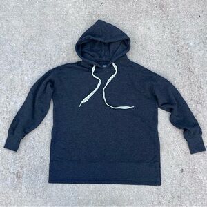 Aerie Dark Gray Split Hem Hoodie Cozy & Comfortable XS